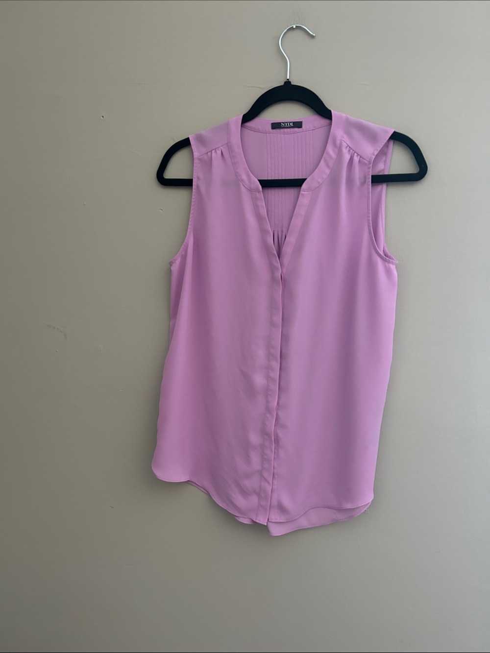 NYDJ Sleeveless V-Neck Camisole in Soft Lilac Pink